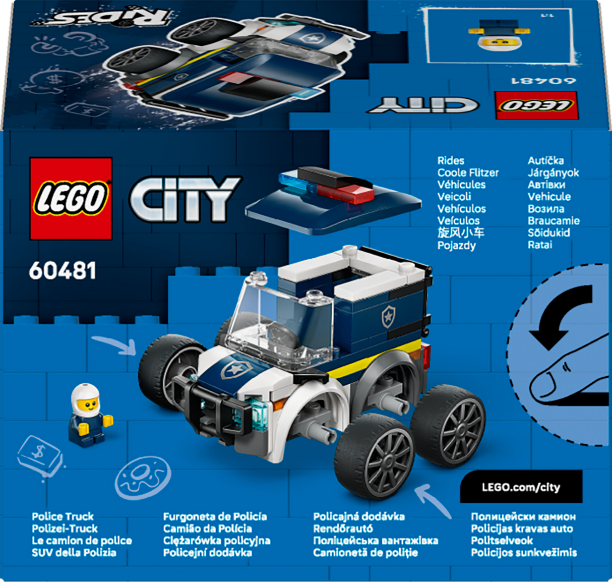 LEGO City Rides – Police Truck 60481L