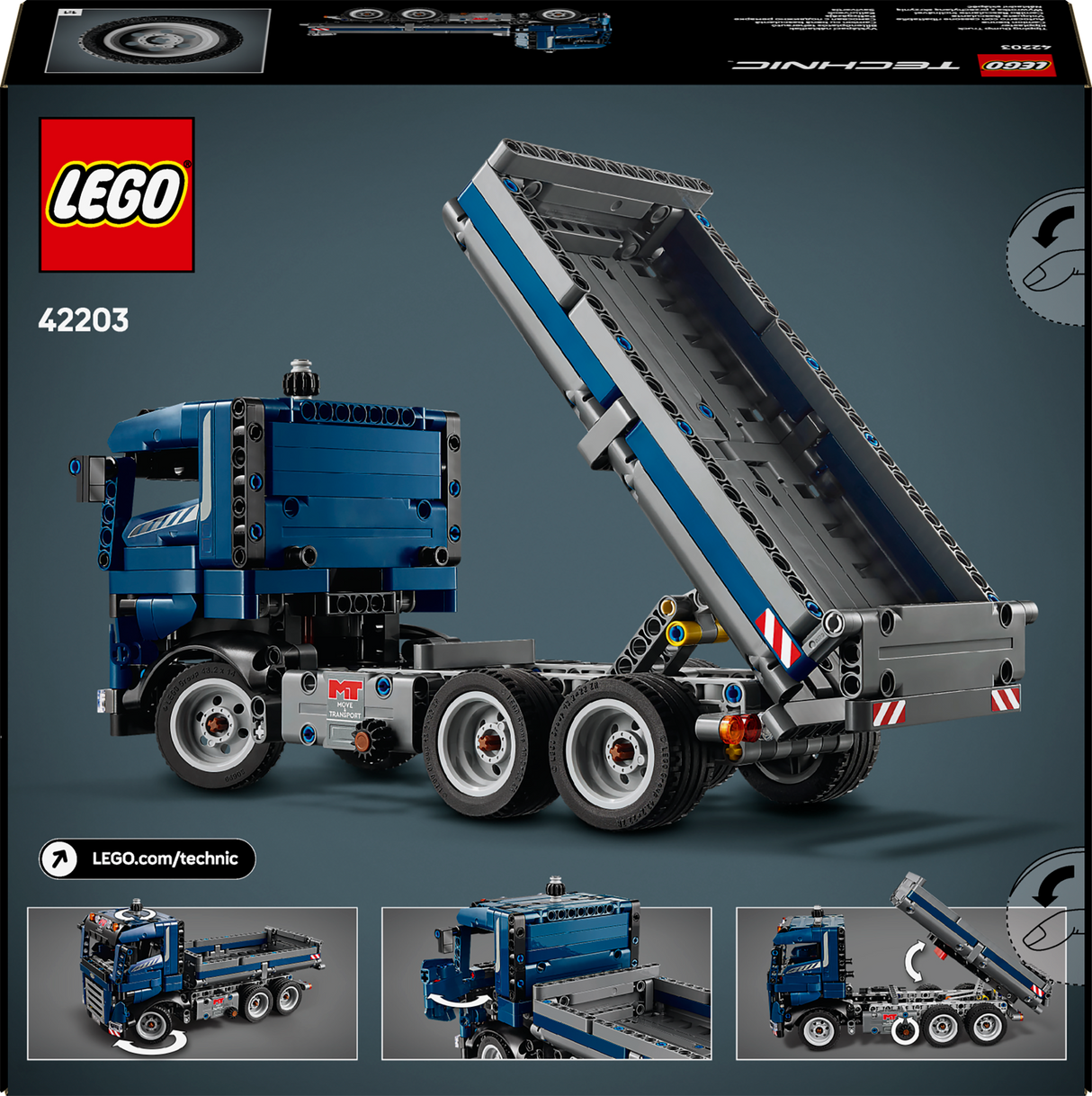 LEGO Technic Tipping Dump Truck 42203L
