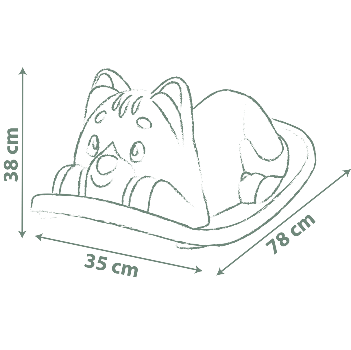 Smoby Cat Rocker - Green 830108S