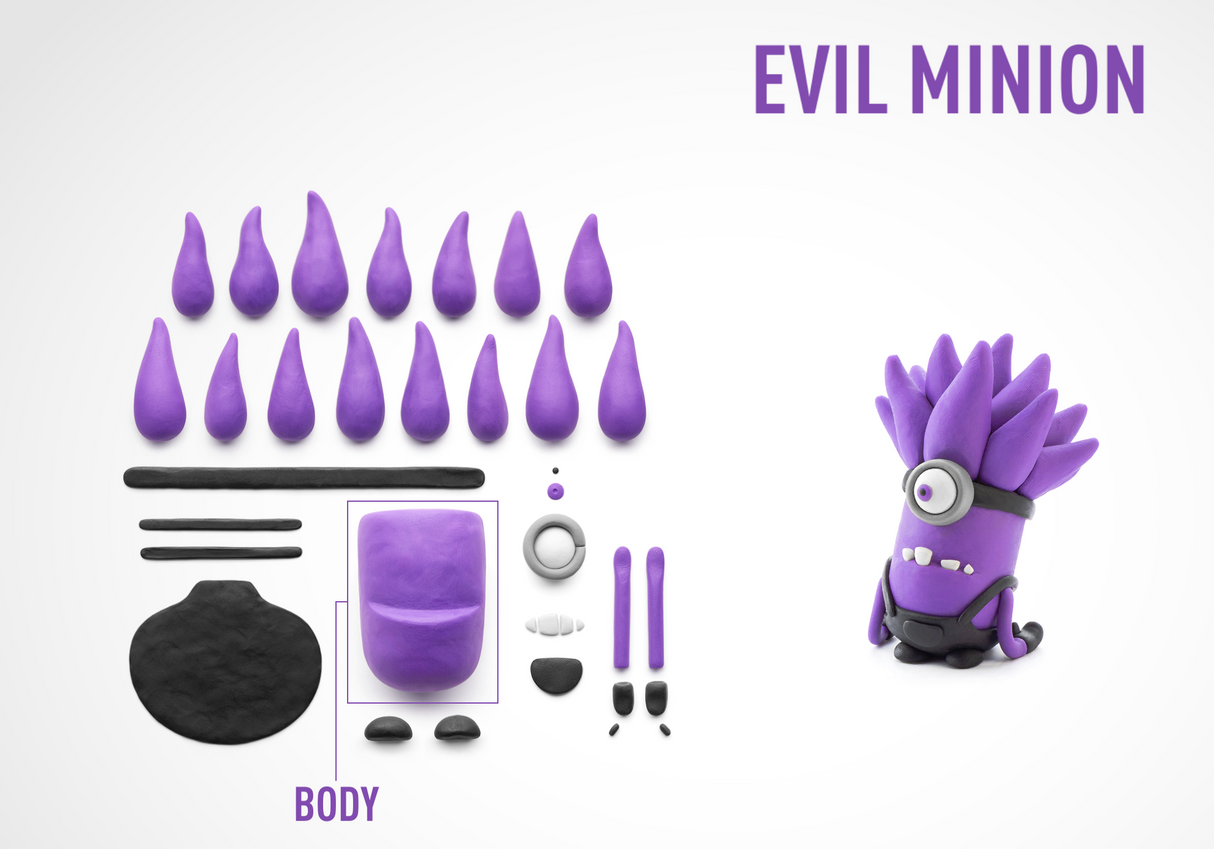 HEY CLAY Modeling Clay Minion Evil  50183E