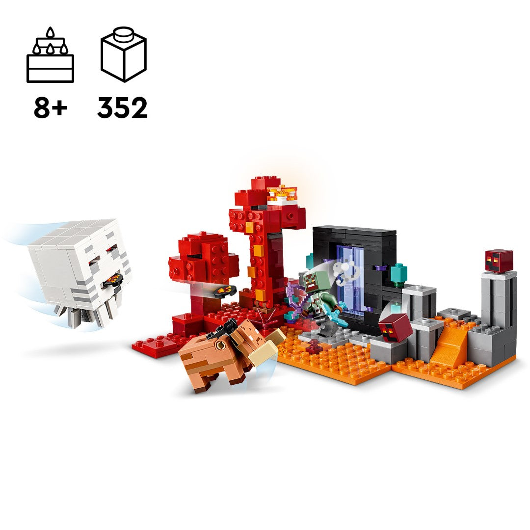 LEGO Minecraft The Nether Portal Ambush 21255L