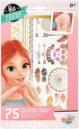 Buki Washable Tattoo 75 pc - Metallic TA002I