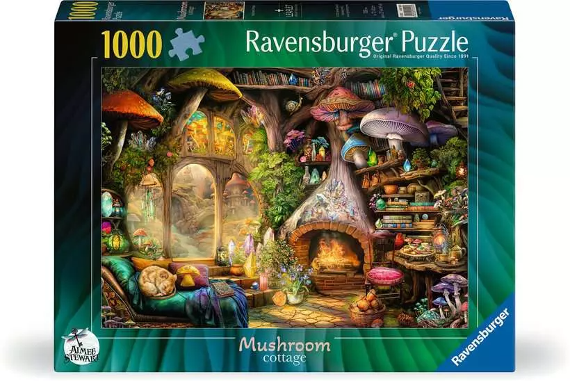 Ravensburger Puzzle 1000 Pieces: Mushroom Cottage 12001525V