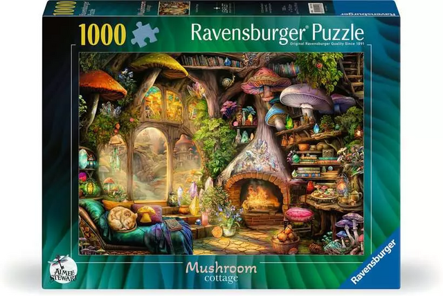 Ravensburger Puzzle 1000 Pieces: Mushroom Cottage 12001525V