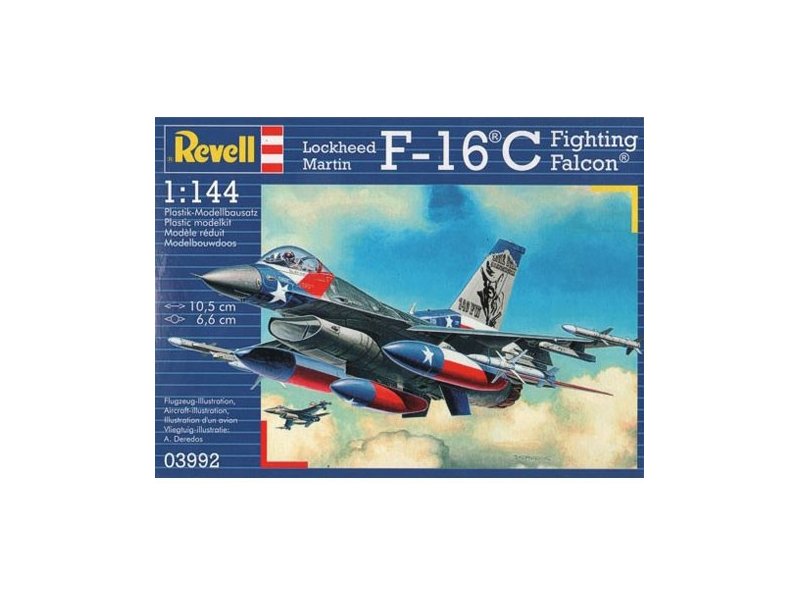 Revell plastic model Lockheed Martin F-16C Fighting Falcon 1:144 03992R
