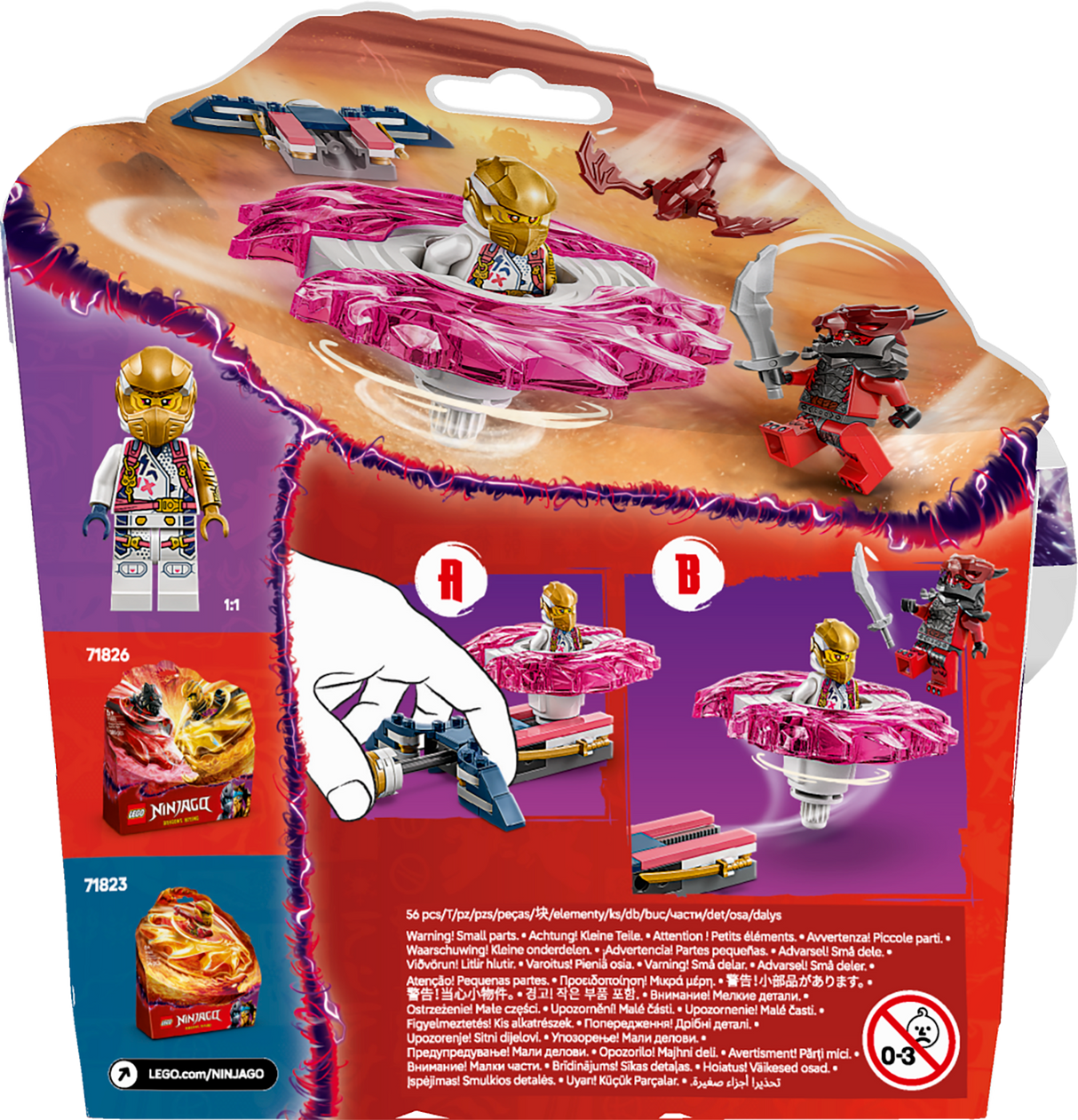 LEGO Ninjago Sora's Dragon Spinjitzu Spinner 71824L