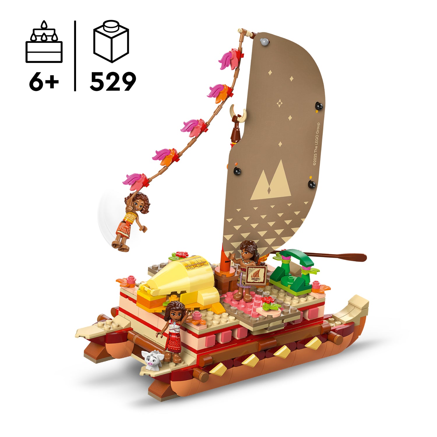 LEGO Disney Princess Moana's Adventure Canoe 43270L