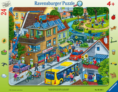 Ravensburger Frame Puzzle 24 pc Our village 052455V