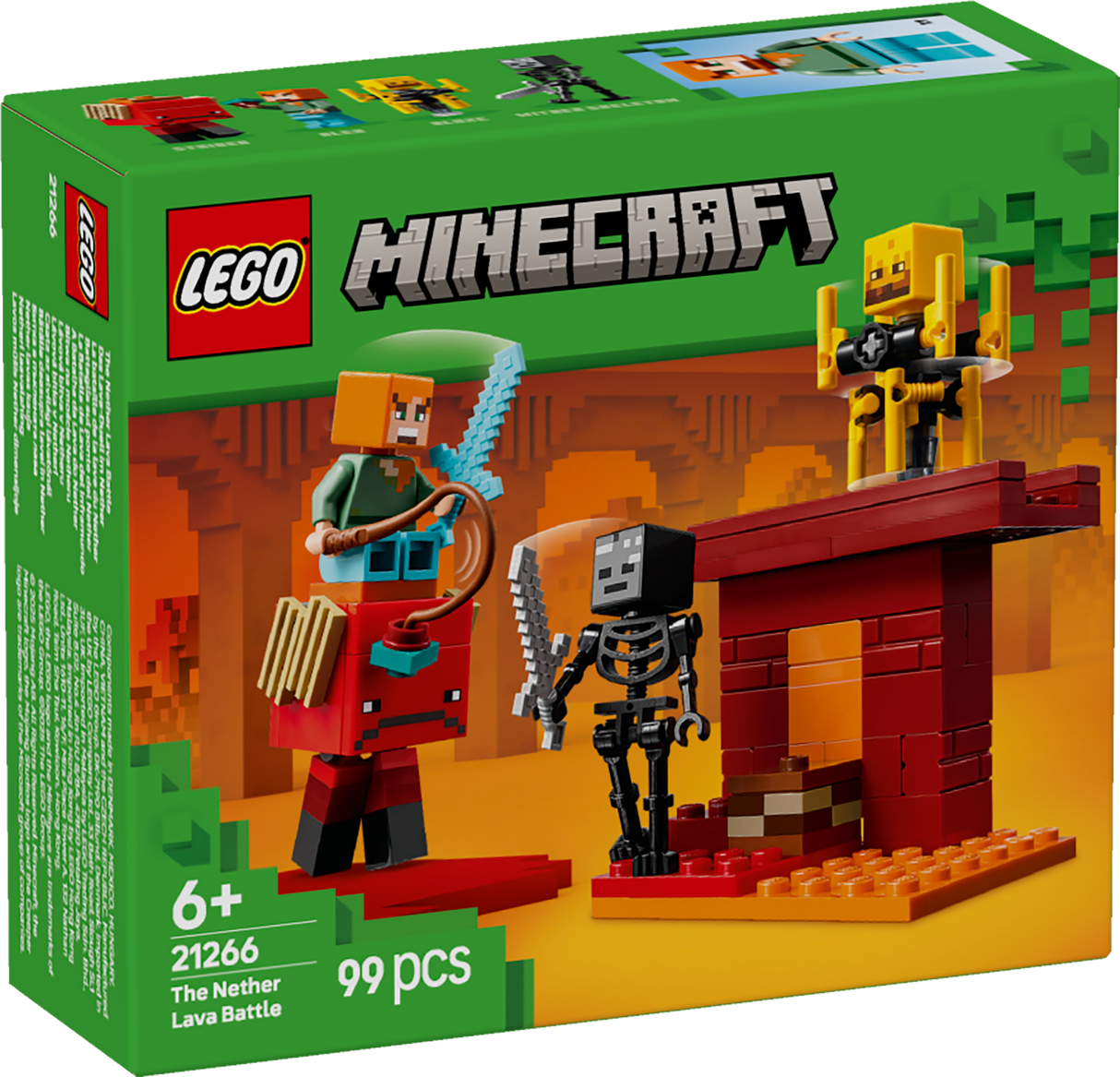 LEGO Minecraft The Nether Lava Battle 21266L