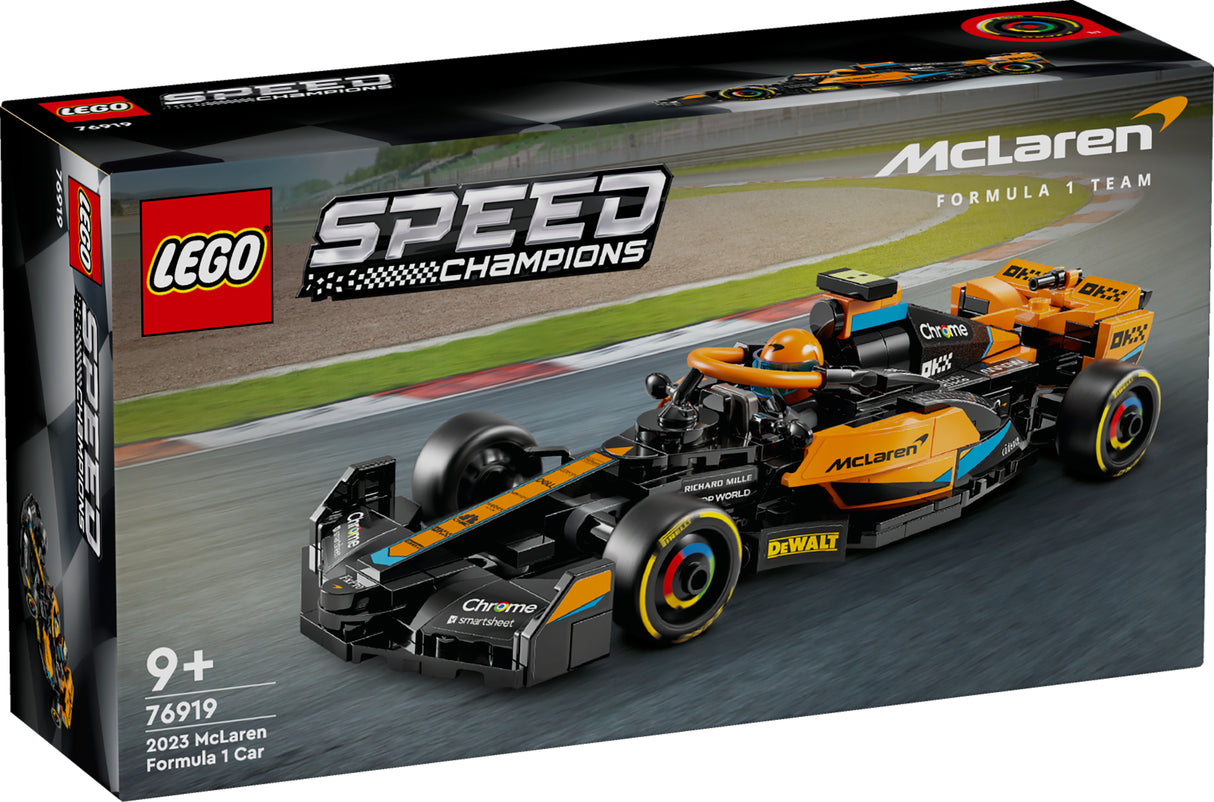 LEGO Speed Champions 2023 McLaren Formula 1 Race Car 76919L