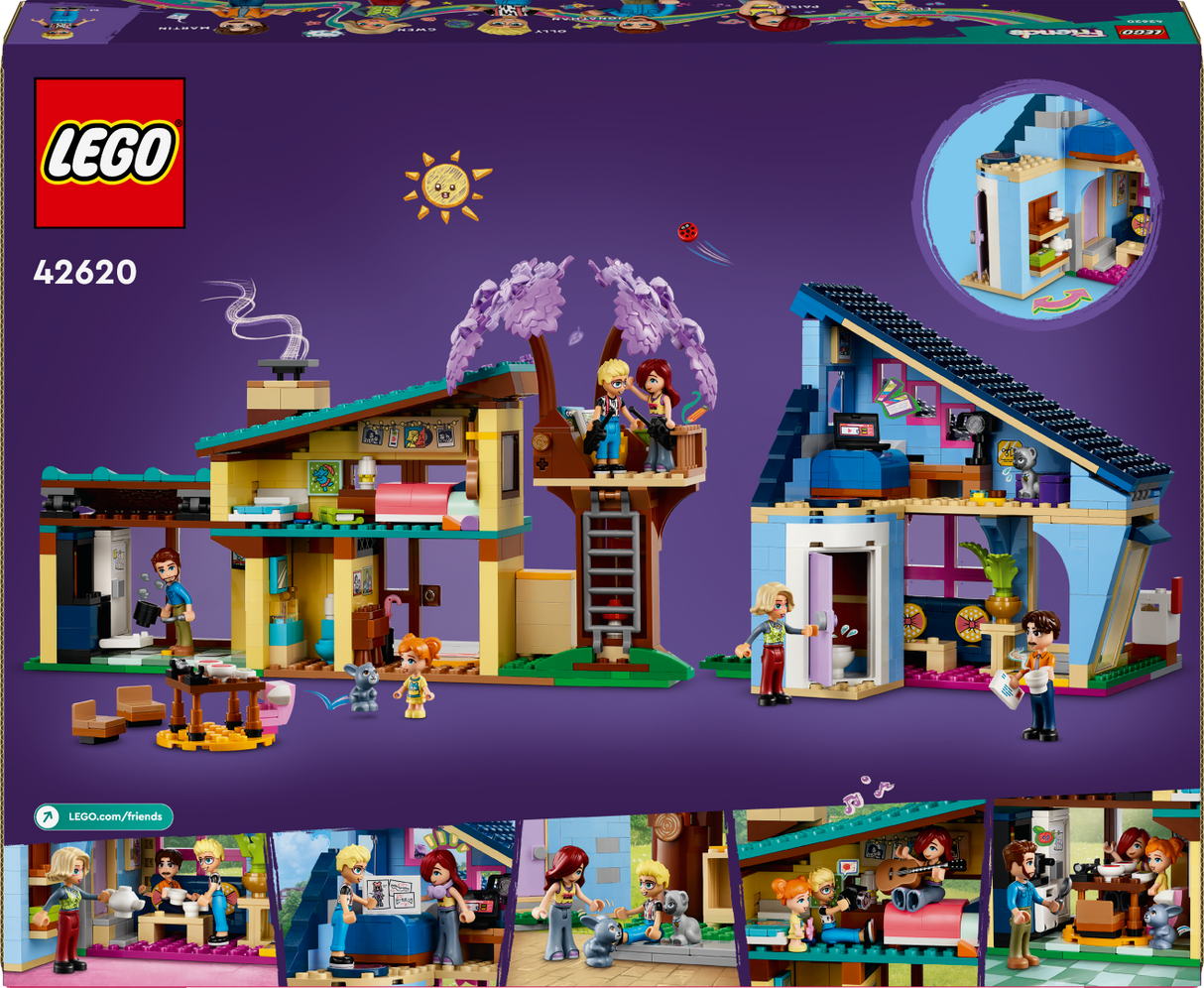 LEGO Friends Olly and Paisley's Family Houses 42620L