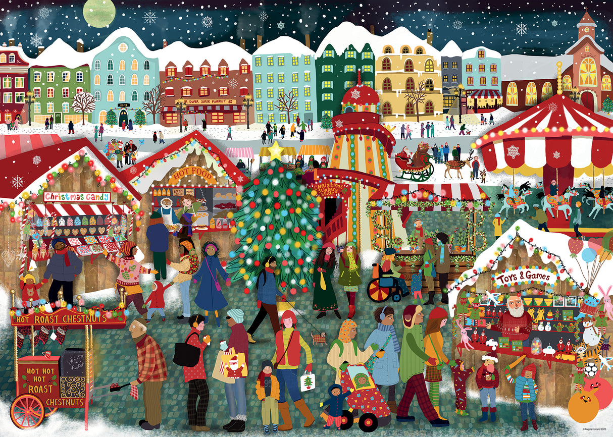 Ravensburger Puzzle 1000 pc Christmas Market 
 12000729V