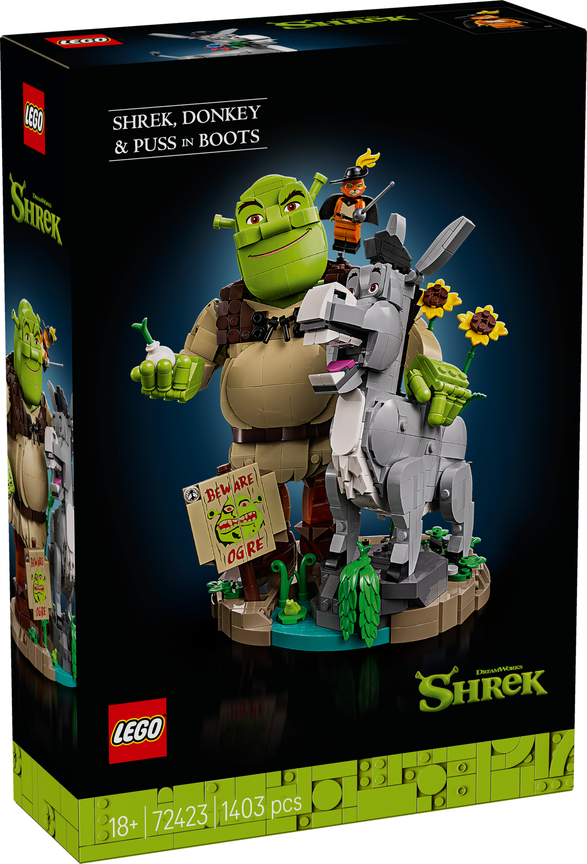 LEGO Shrek: Shrek, Donkey & Puss in Boots 72423L