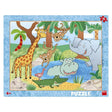Dino Frame Puzzle 40 pc, Animals in Zoo 32223D