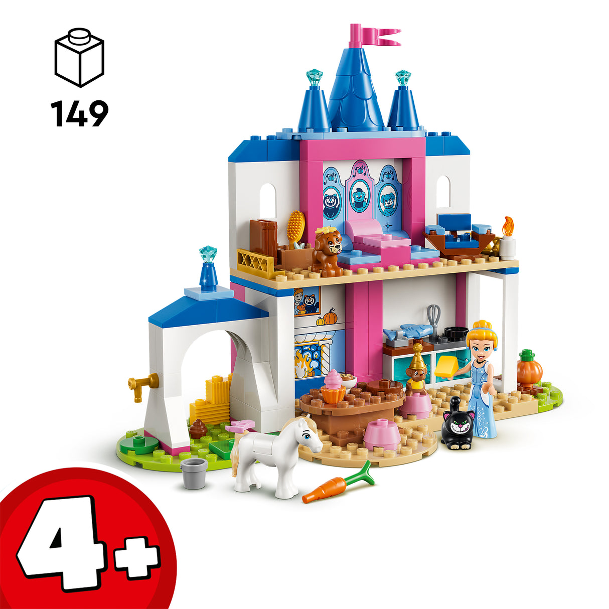 LEGO Disney Princess Cinderella Animal Friends Castle 43283L