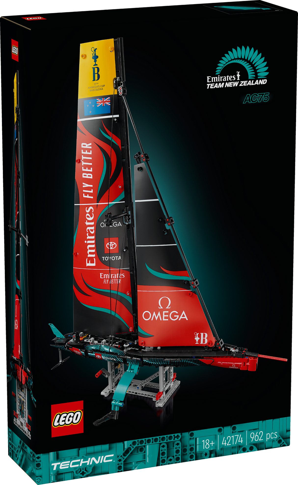 LEGO Technic Emirates Team New Zealand AC75 Yacht 42174L