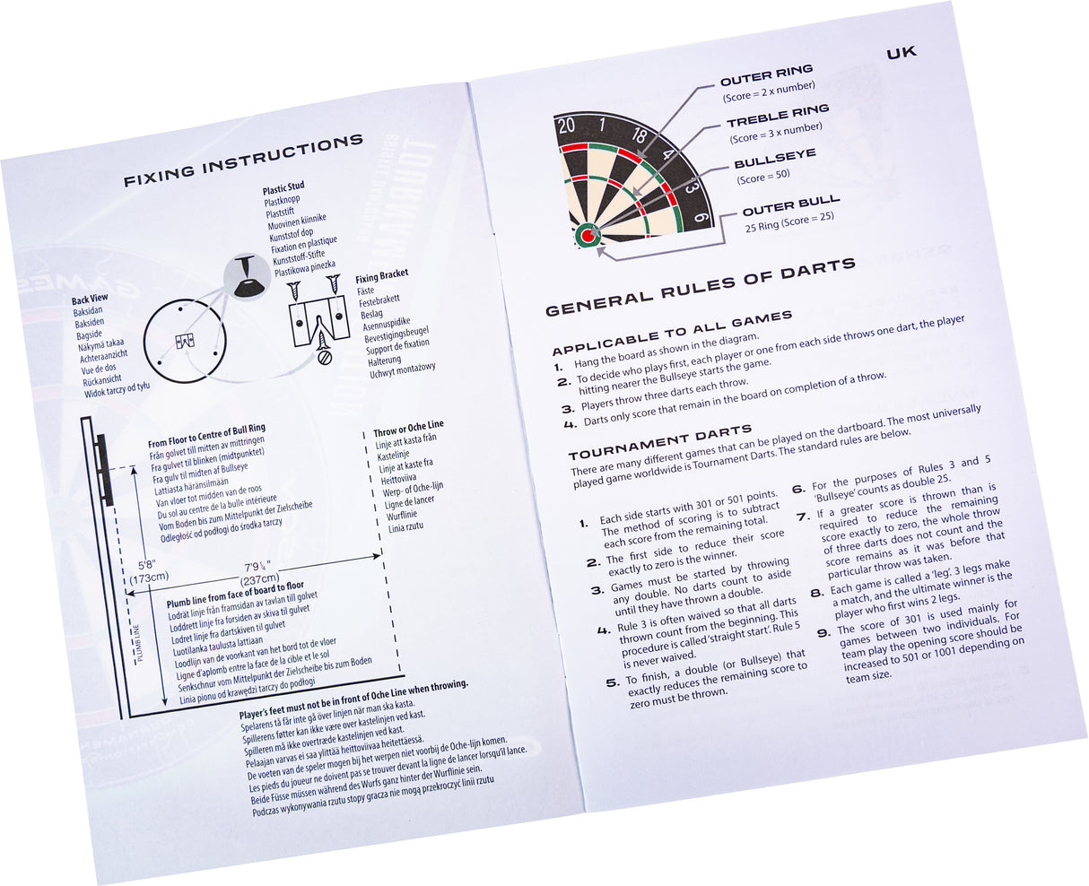 Gamesson Dartboard: Tournament Edition 111-4010
