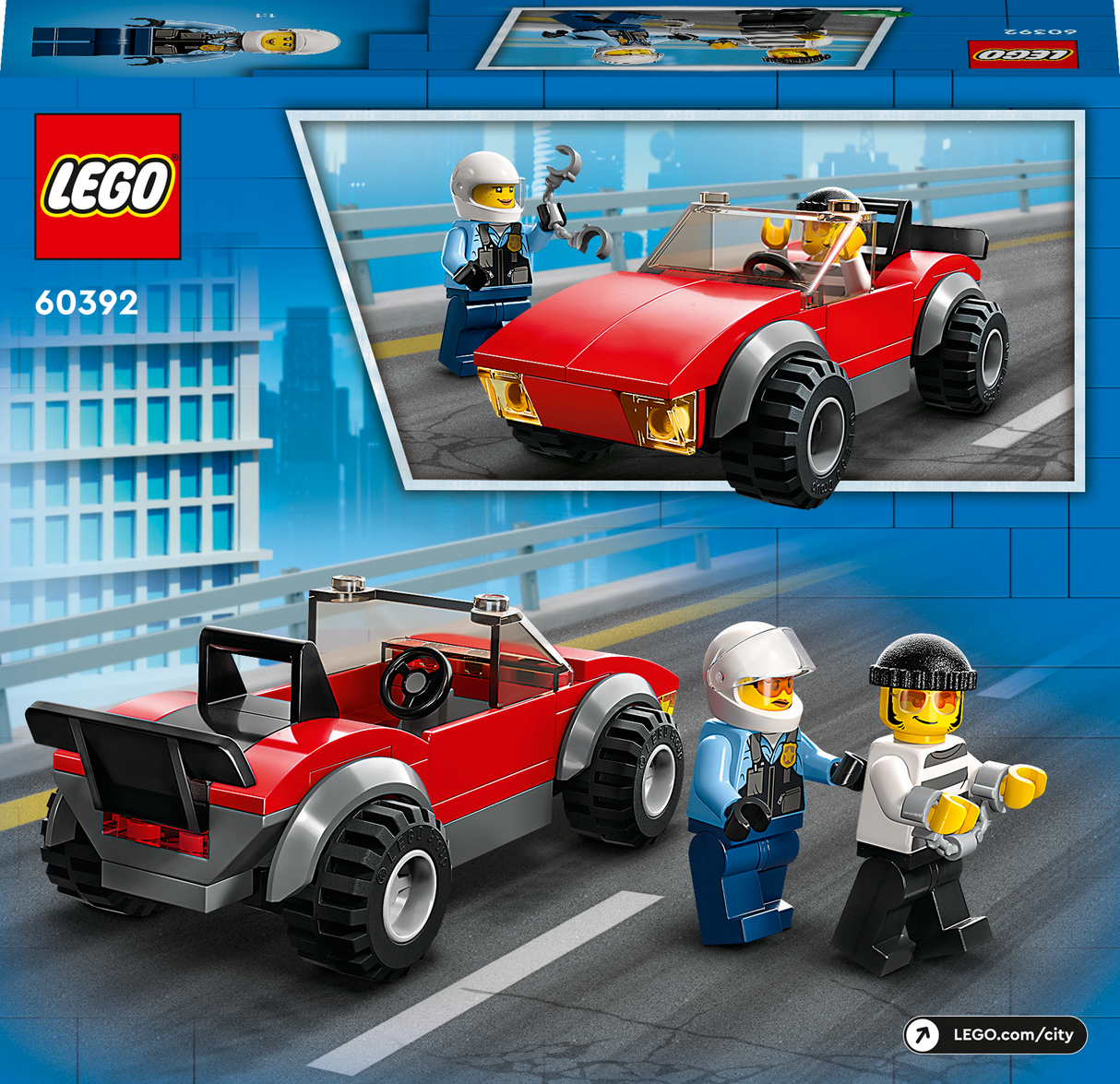 LEGO City Police Bike Car Chase 60392L
