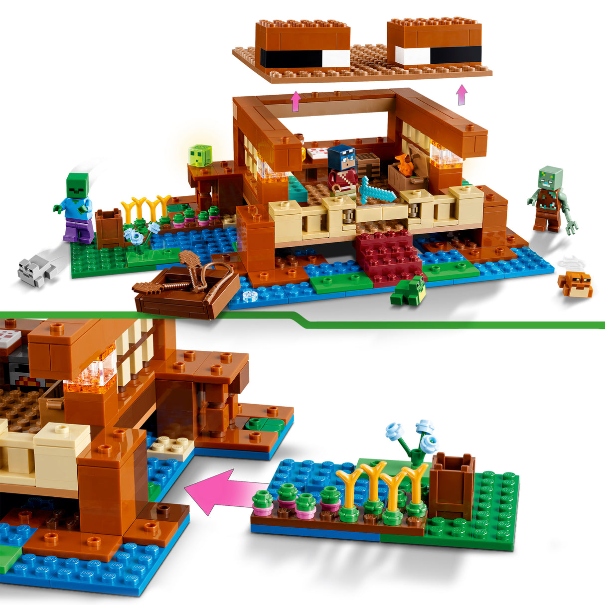 LEGO Minecraft The Frog House 21256L