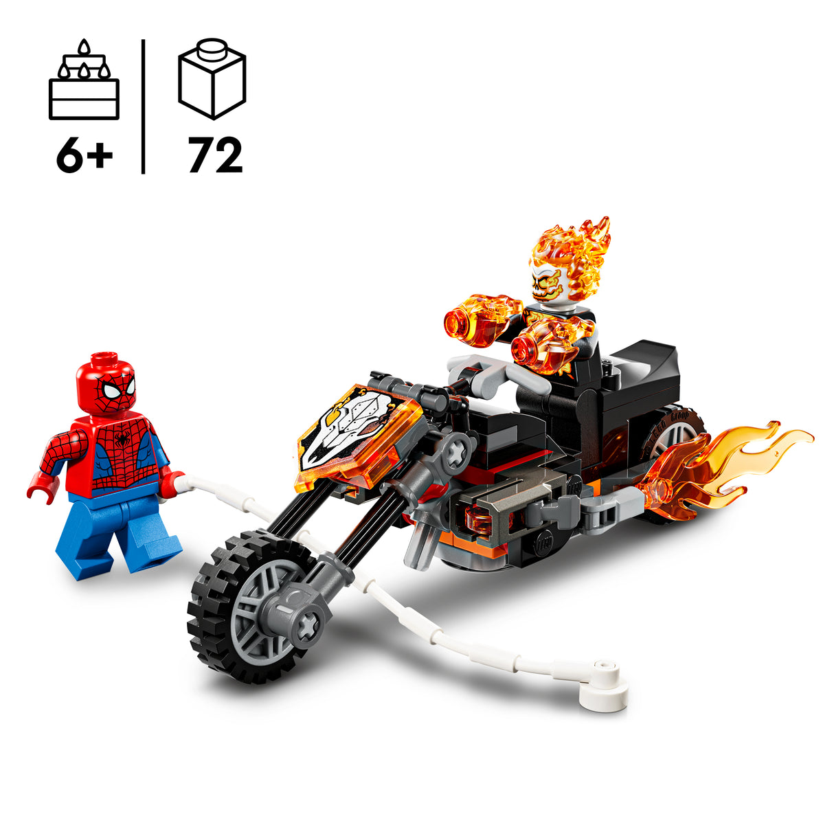 LEGO Super Heroes Spider-Man vs. Ghost Rider Motorcycle 76335L