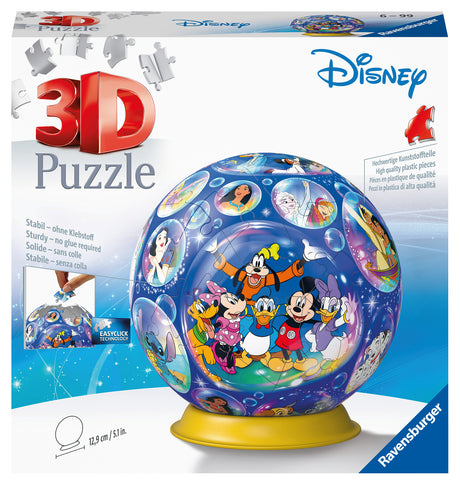 Ravensburger 3D Puzzle Ball 72 pc Disney Characters 115617V