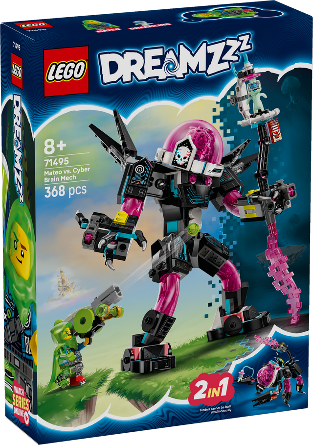 LEGO Dreamzzz Mateo vs. Cyber Brain Mech 71495L