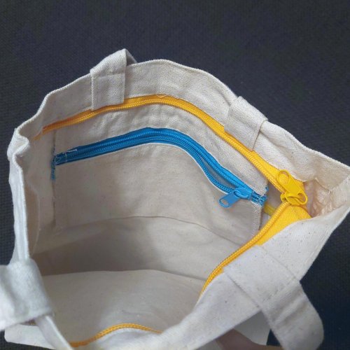 TADA Tote Bag with Zipper 045178G