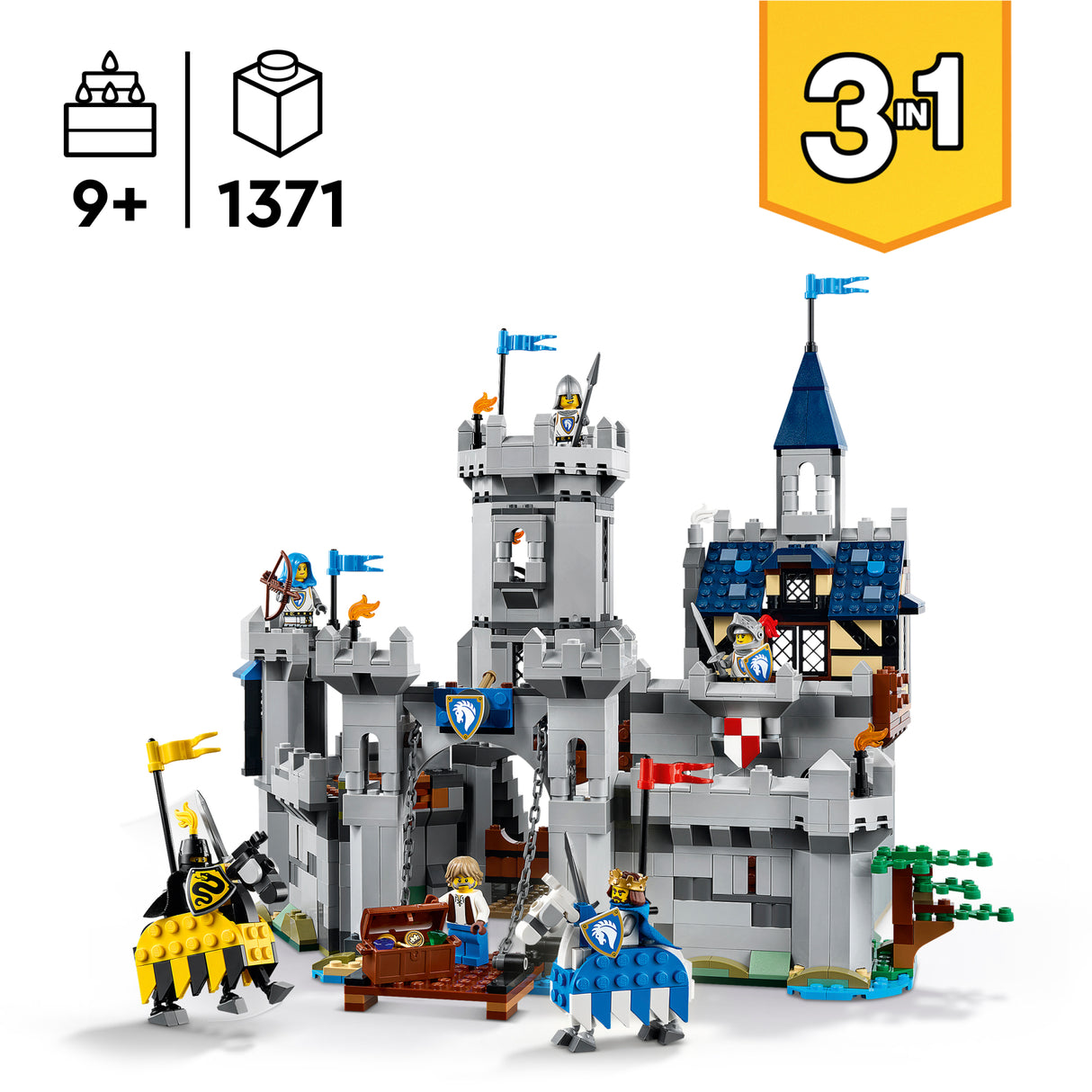LEGO Creator Medieval Horse Knight Castle 31168L