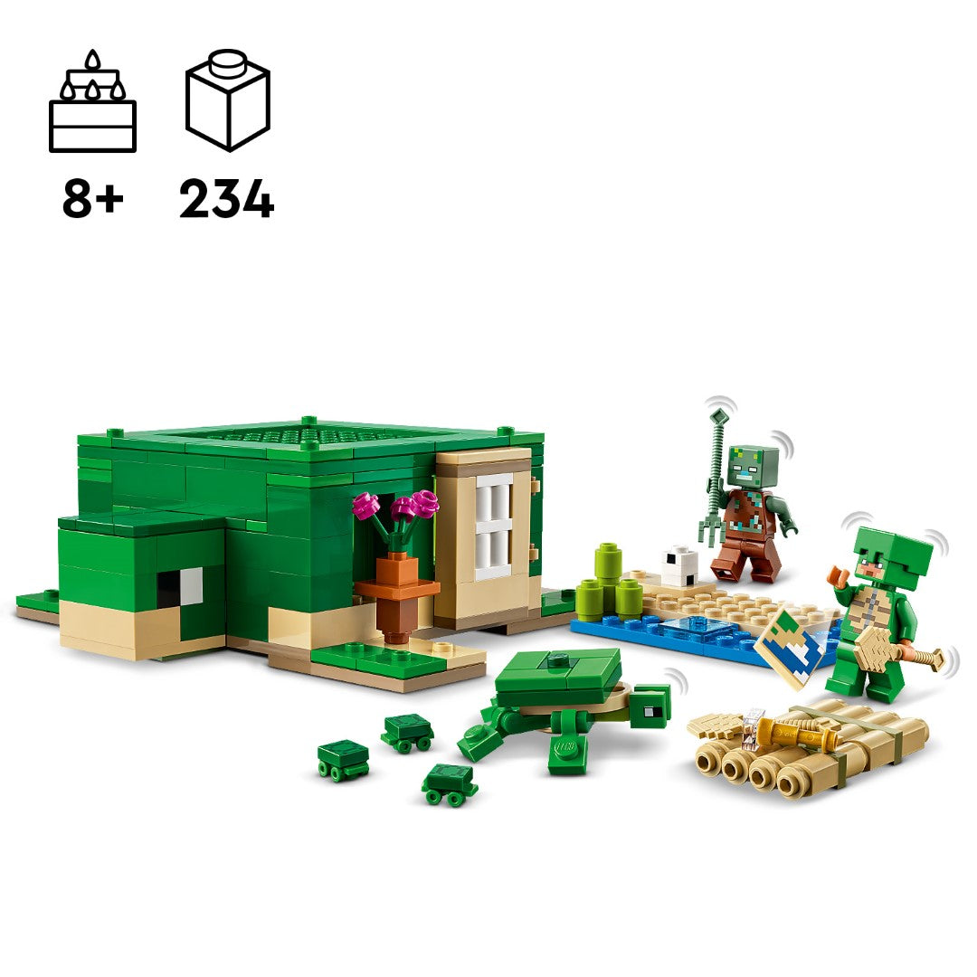 LEGO Minecraft The Turtle Beach House 21254L