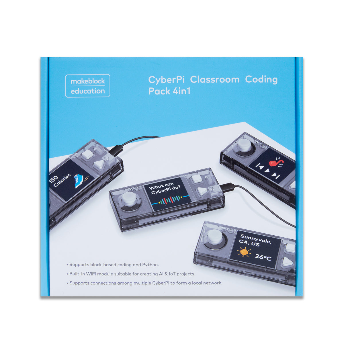 Makeblock CyberPi Classroom Coding Pack (4 in 1) P1030155