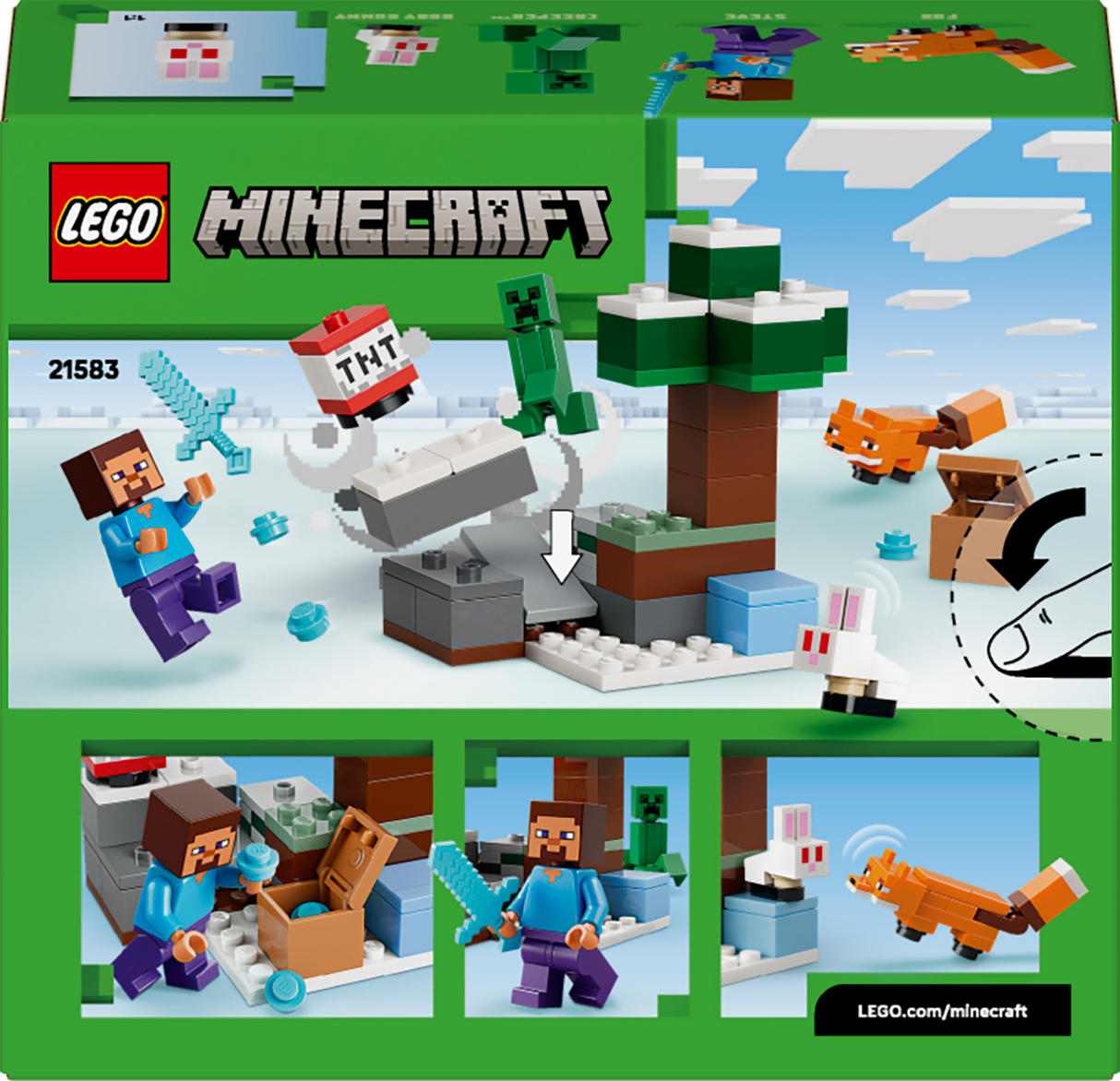LEGO Minecraft Steve's Taiga Adventure 21583L