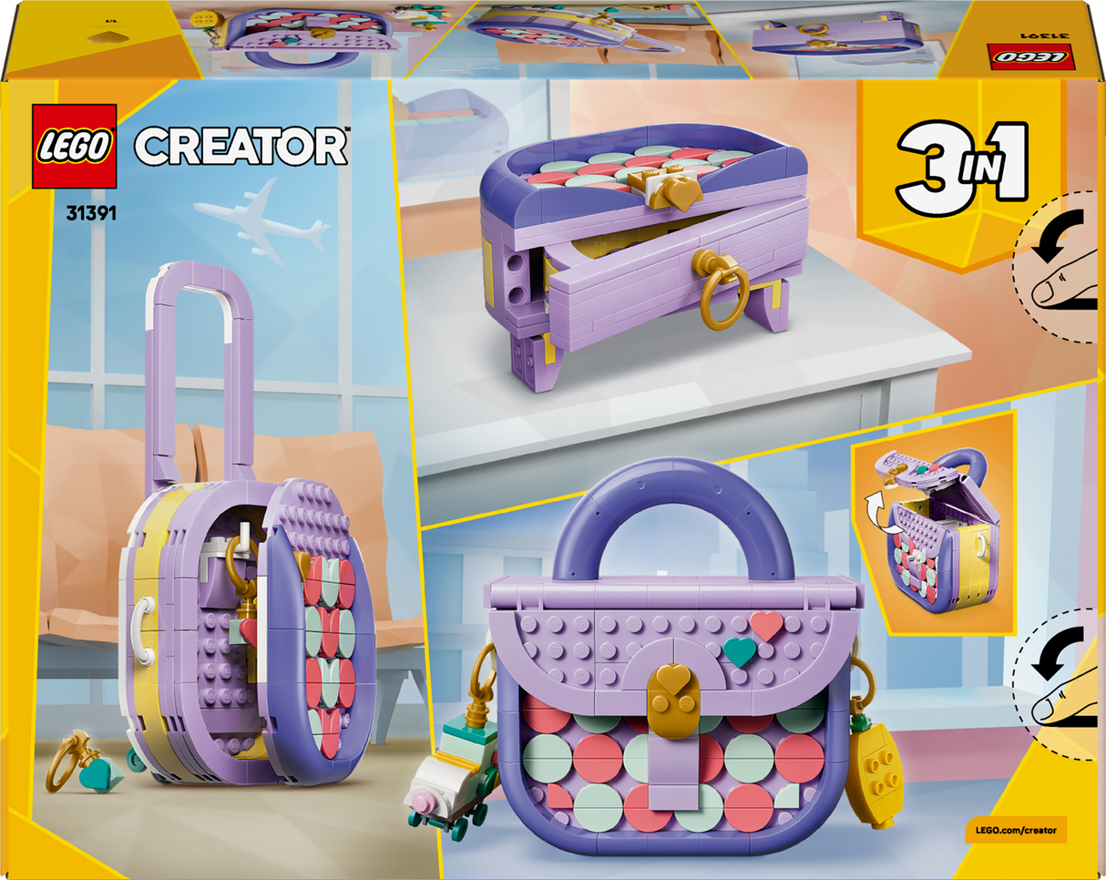 LEGO Creator Art Fashion Bag with Storage 31391L