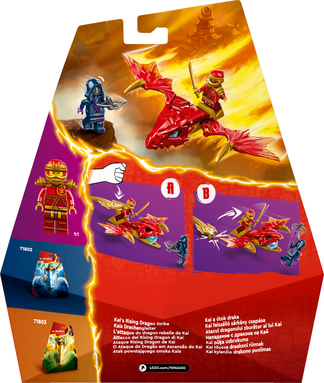 LEGO Ninjago Kai's Rising Dragon Strike 71801L