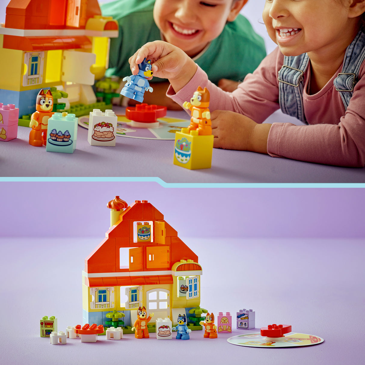 LEGO DUPLO Bluey's Family House with Memory Game 10459L