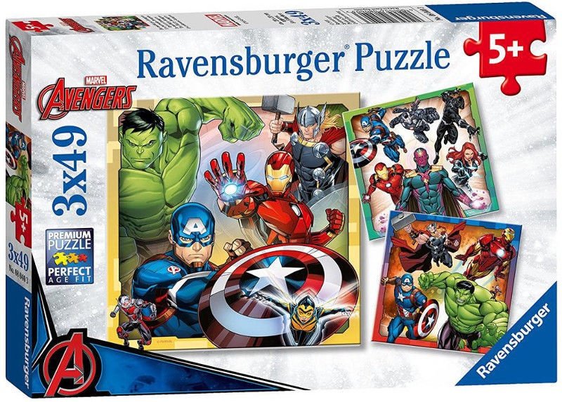 Ravensburger Puzzle 3x49 pc Marvel Avengers 080403V
