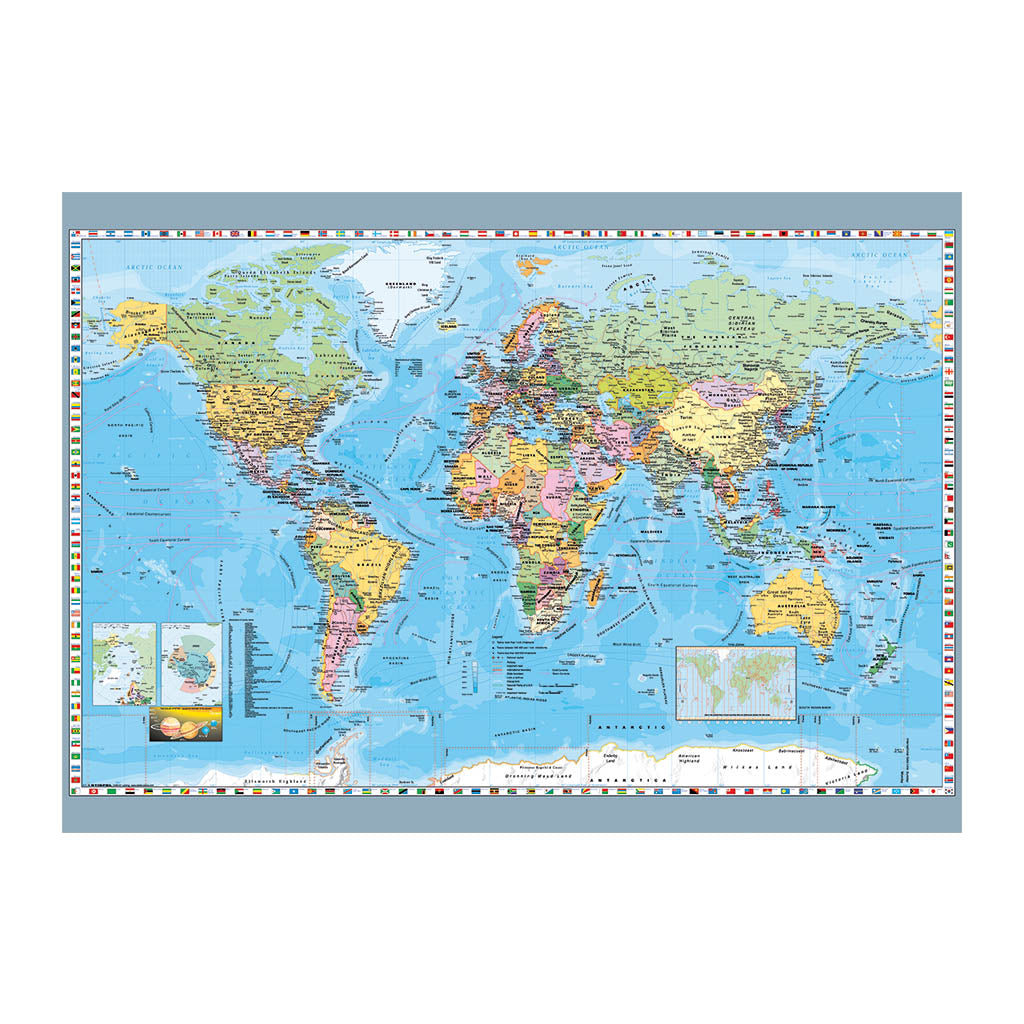 Dino Puzzle 1000 pc Political Map of the World 53248D