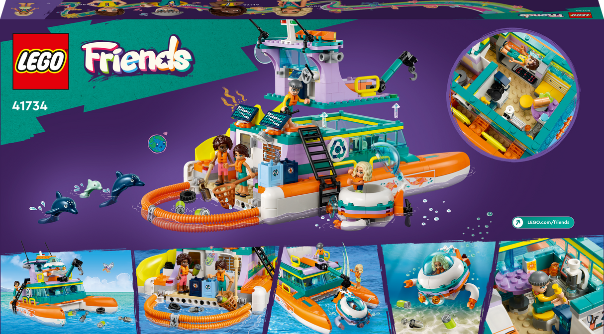 LEGO Friends Sea Rescue Boat 41734L