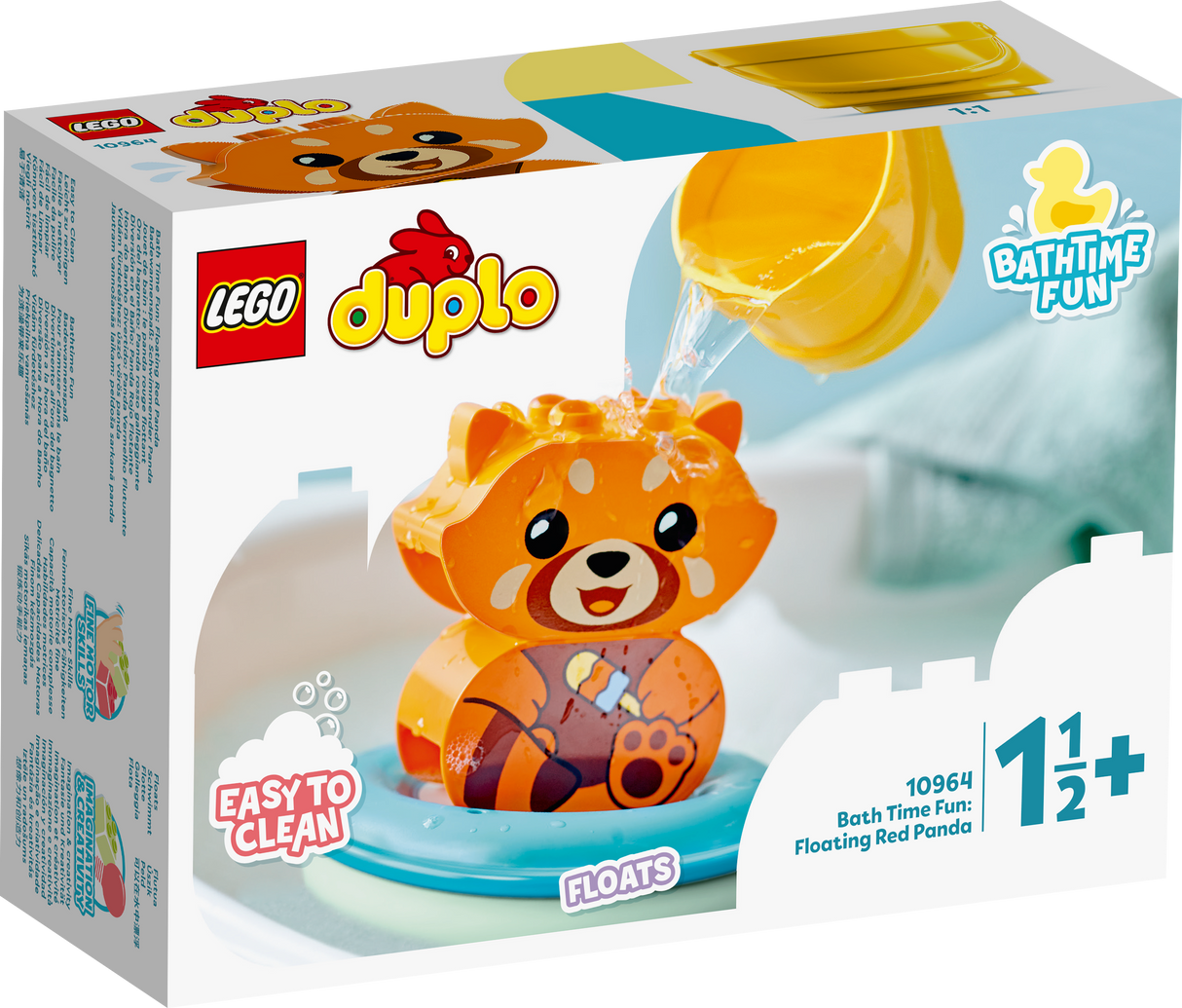 LEGO DUPLO Bath Time Fun: Floating Red Panda 10964L