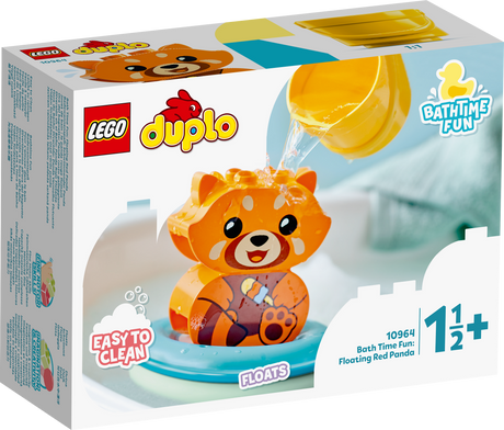 LEGO DUPLO Bath Time Fun: Floating Red Panda 10964L