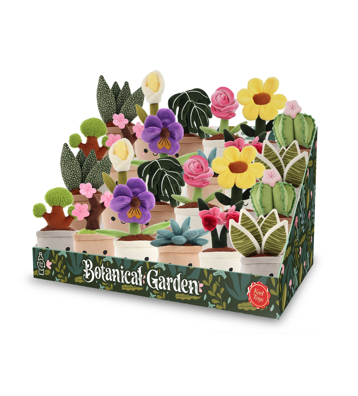 Keel Toys Keeleco Botanical Garden Plants, 14 cm - 12 designs SE4950K