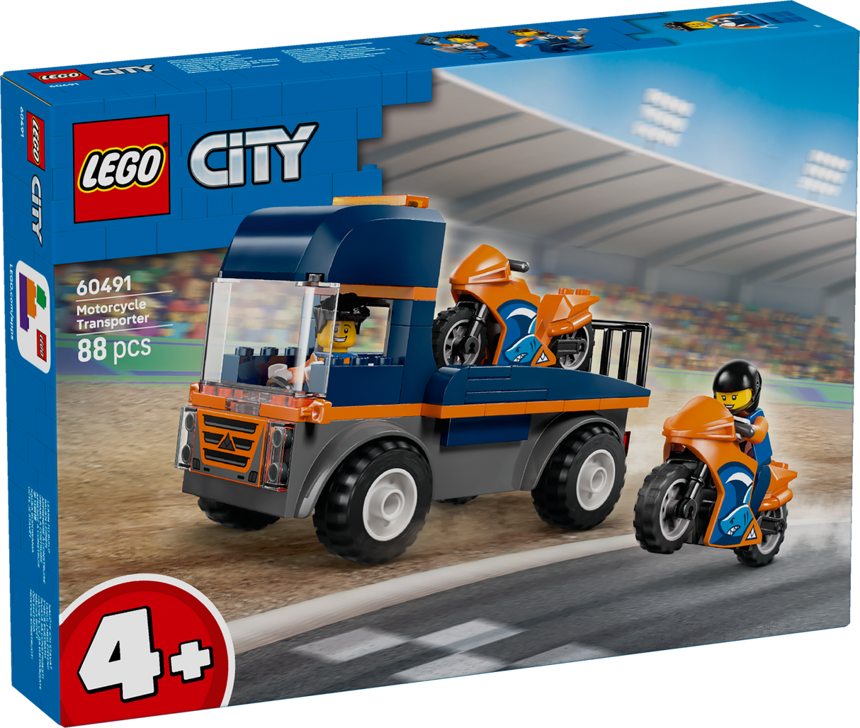LEGO City Motorcycle Transporter 60491L