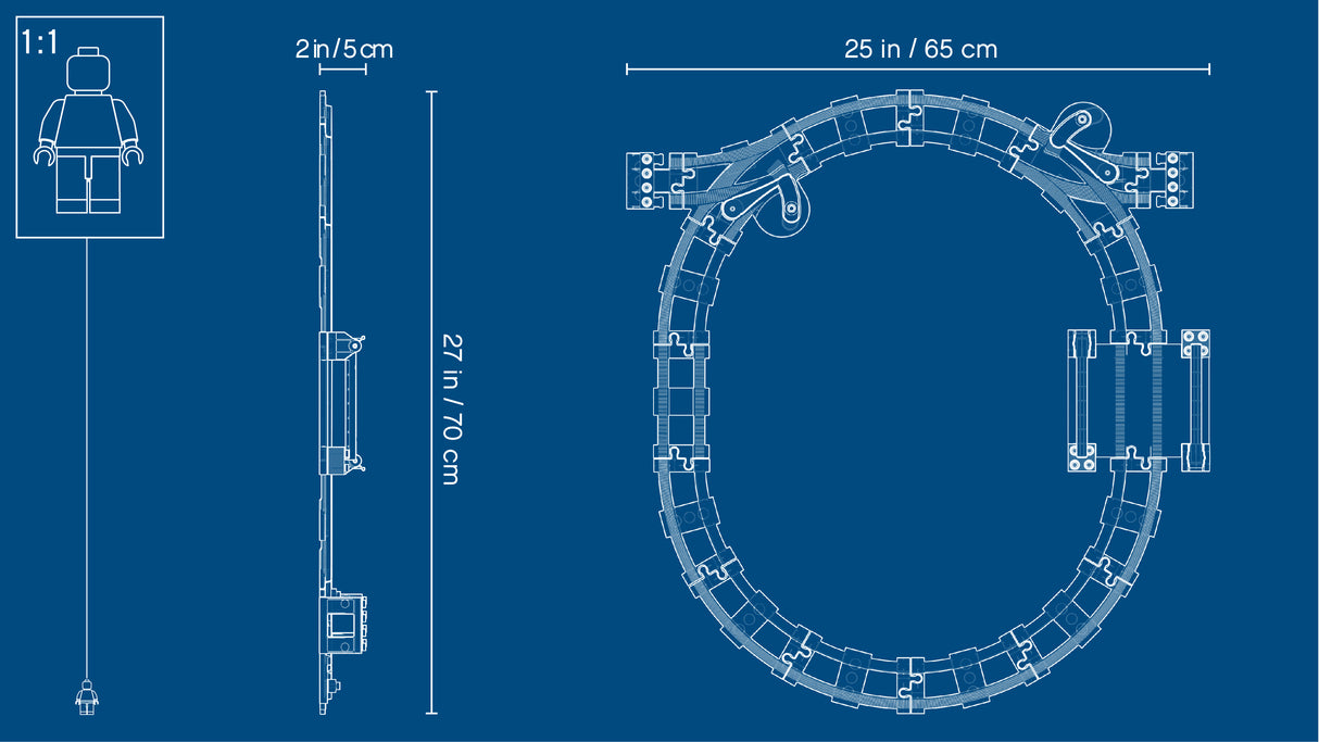 LEGO DUPLO Train Tracks 10882L
