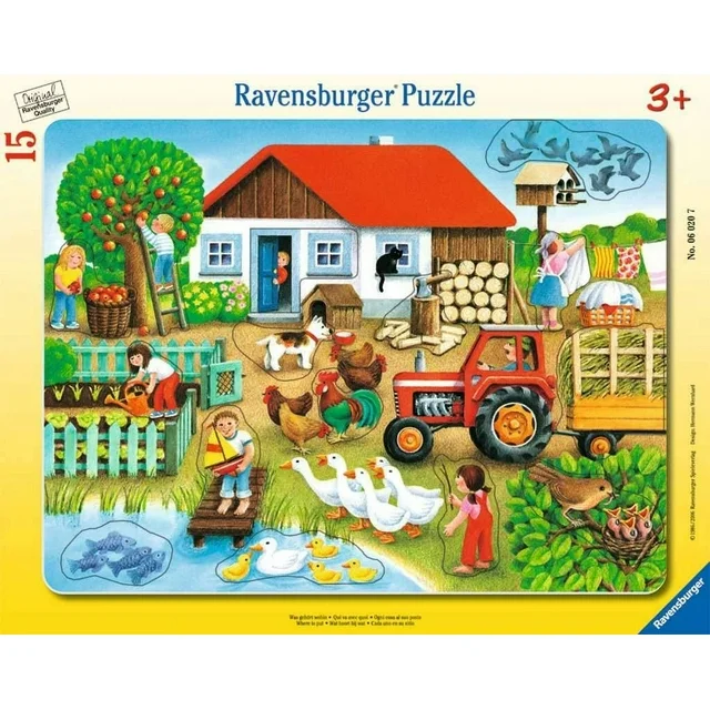 Ravensburger Frame Puzzle Where to put it 15 pc 060207V