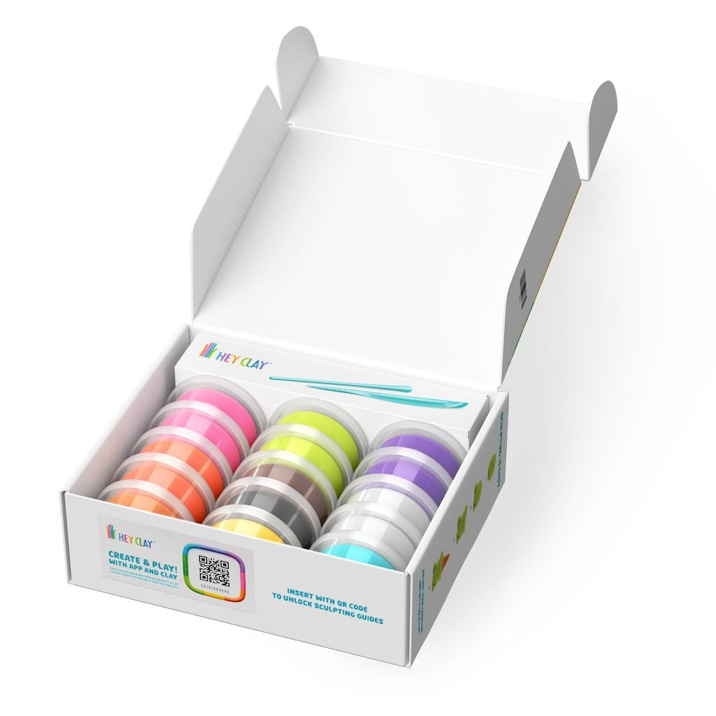HEY CLAY Modeling Clay 15 Pieces: Nice Ice Cream 15029E