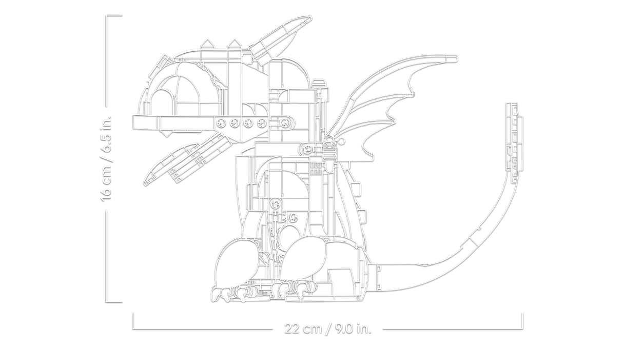 LEGO Icons How to Train Your Dragon: Toothless 10375L