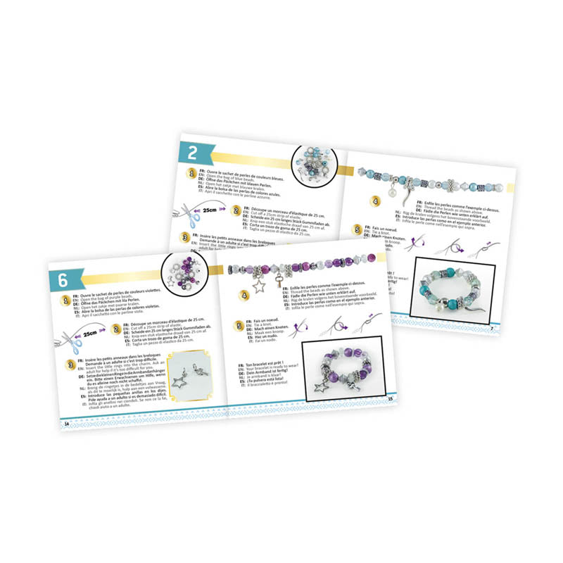 Buki Craft Kit Beaded Bracelets BE101I