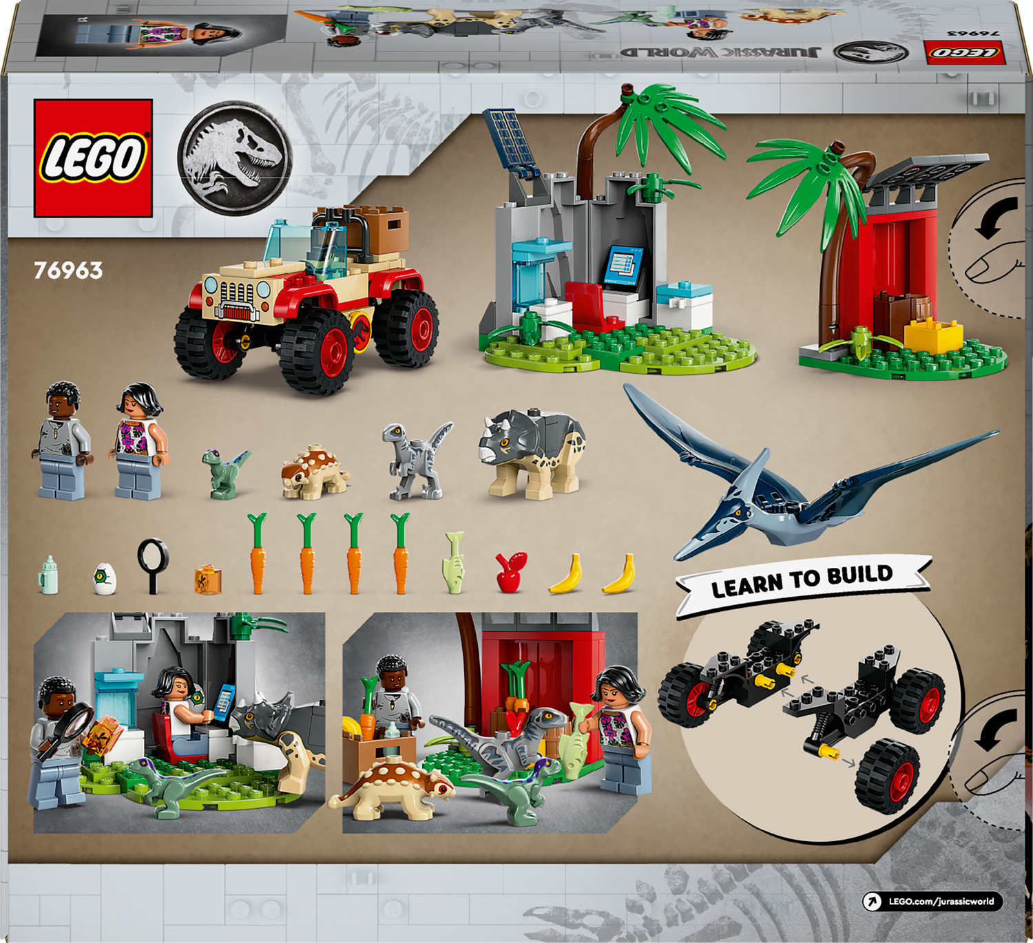 LEGO Jurassic World Baby Dinosaur Rescue Centre 76963L
