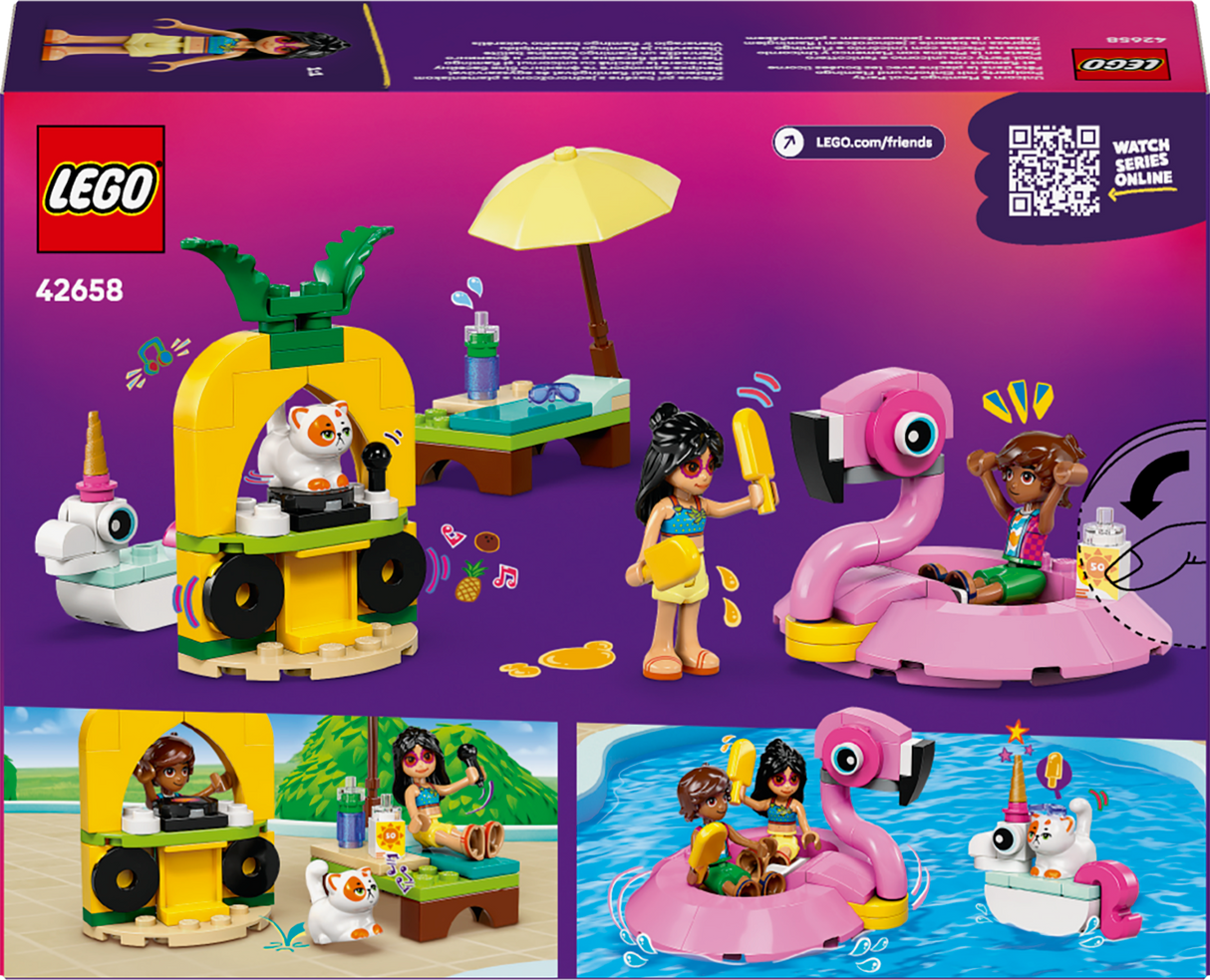 LEGO Friends Unicorn & Flamingo Pool Party 42658L