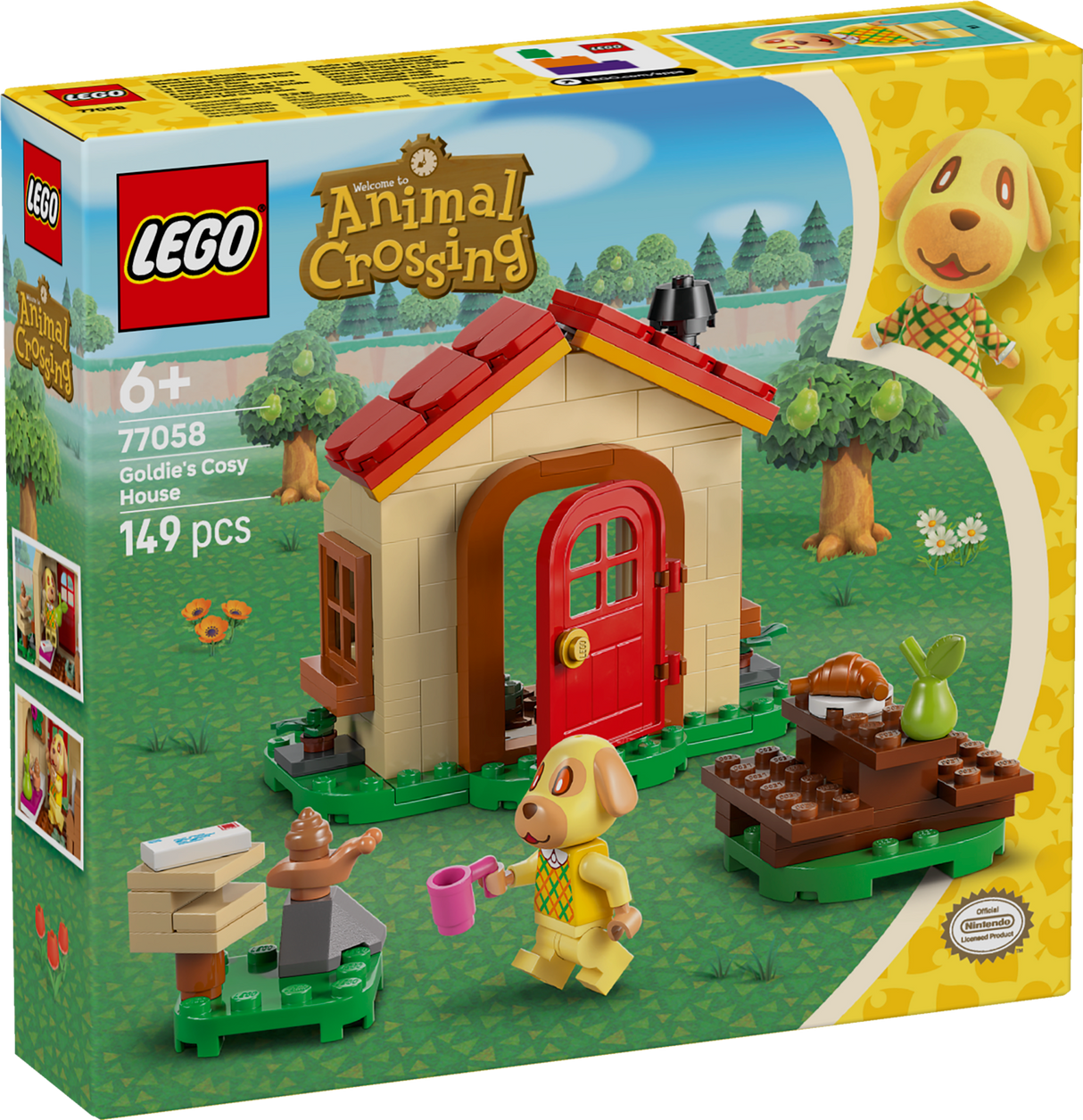 LEGO Animal Crossing Goldie's Cozy House 77058L