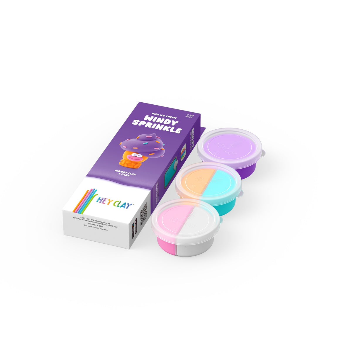 HEY CLAY Modeling Clay 3 Pieces: Windy Sprinkle 30144E